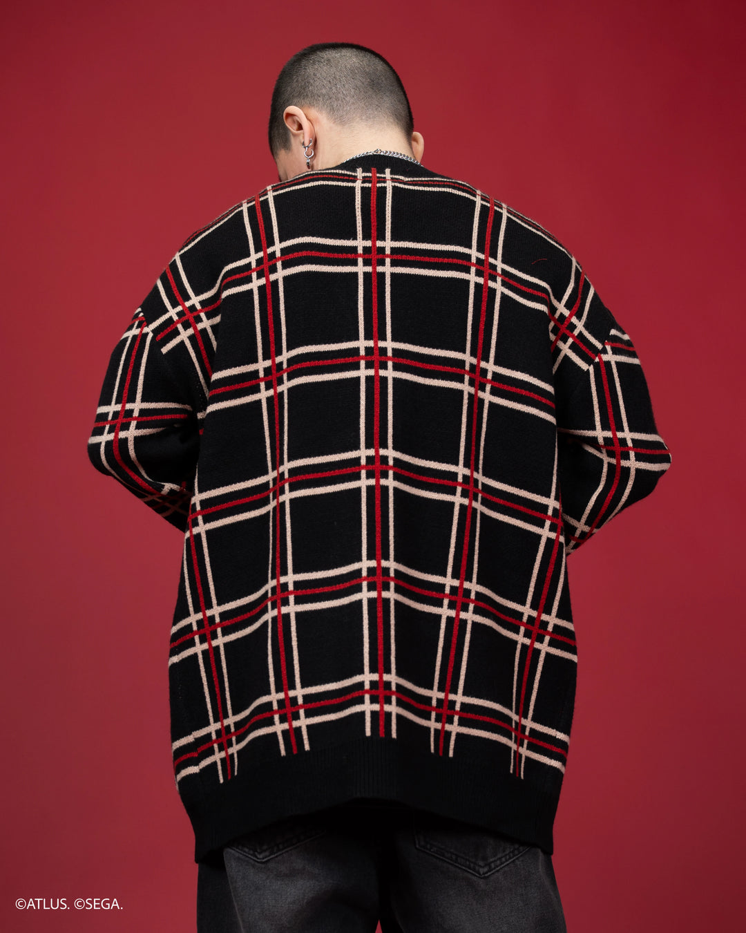 Shujin Academy Plaid Cardigan