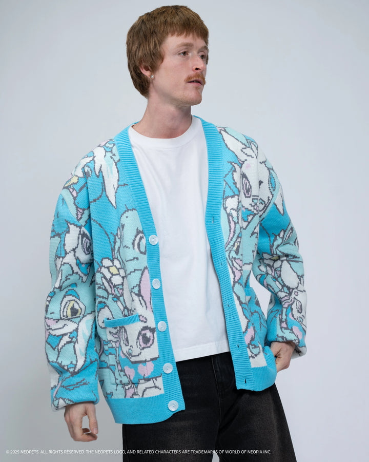 Blue Neopian Cardigan