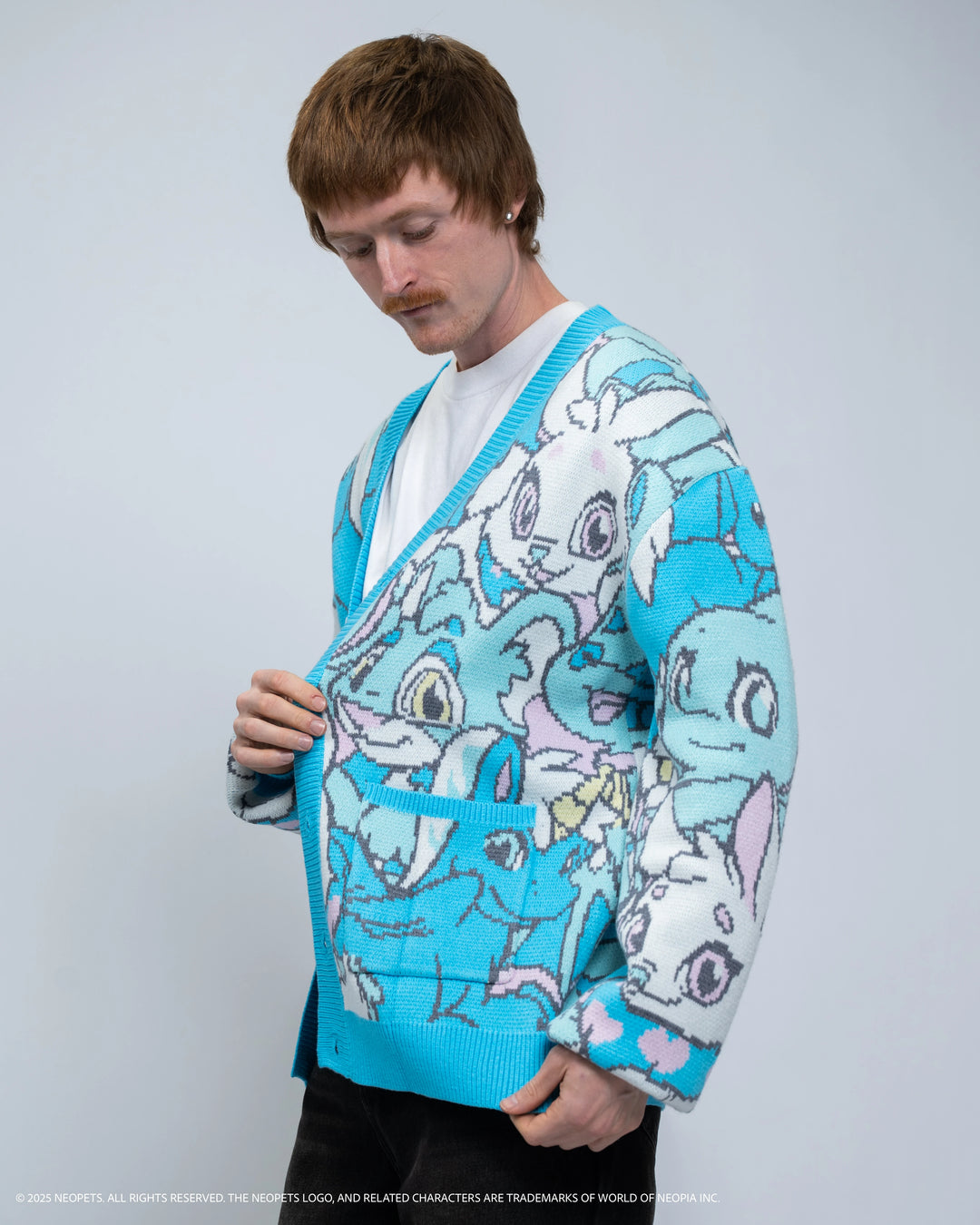 Blue Neopian Cardigan