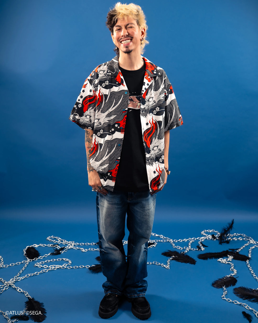 Dragon Button Up