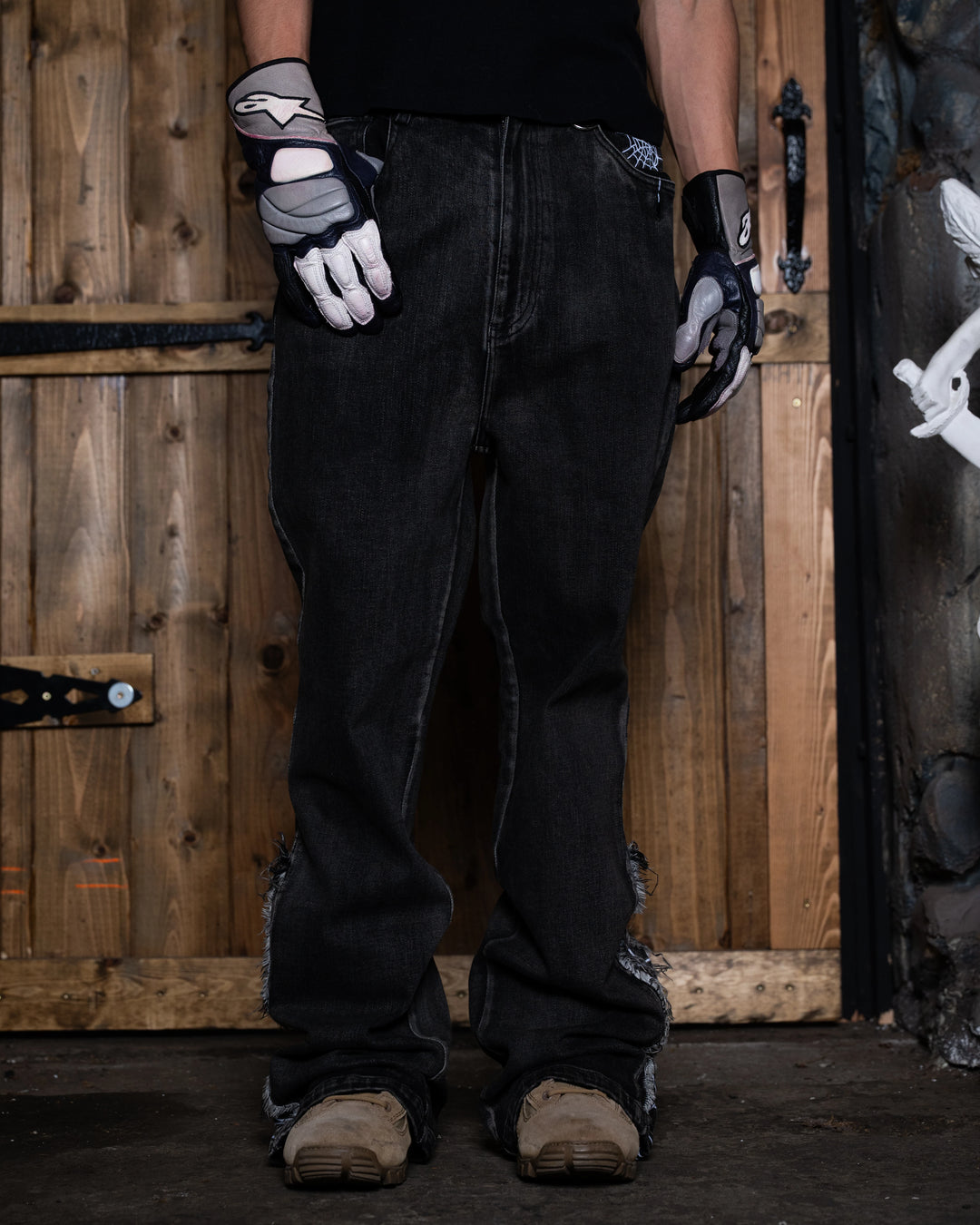 Spider Flared Jeans