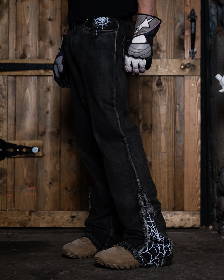 Spider Flared Jeans