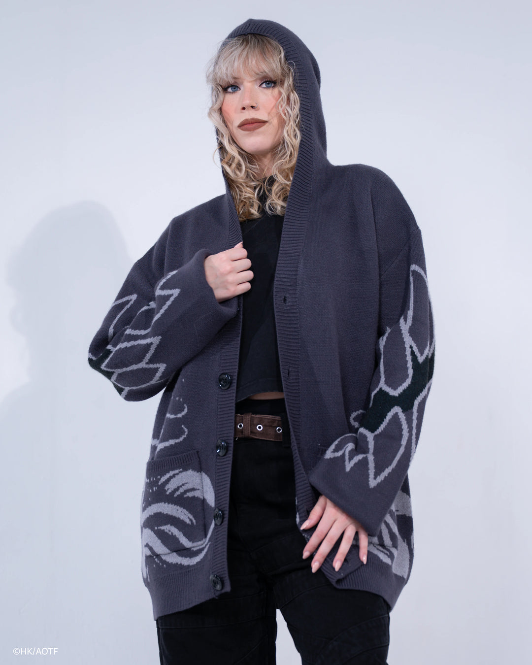 Eren Hooded Cardigan