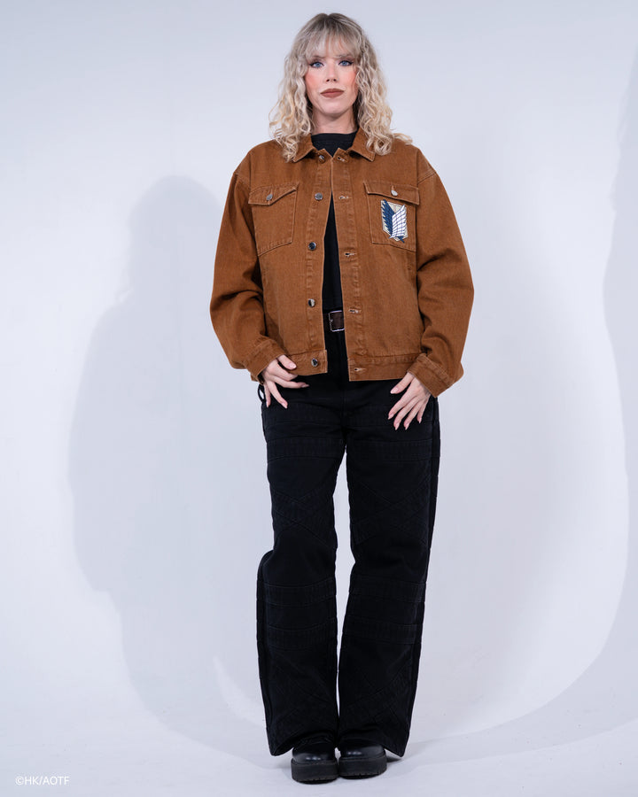 Scouts Cropped Denim Jacket