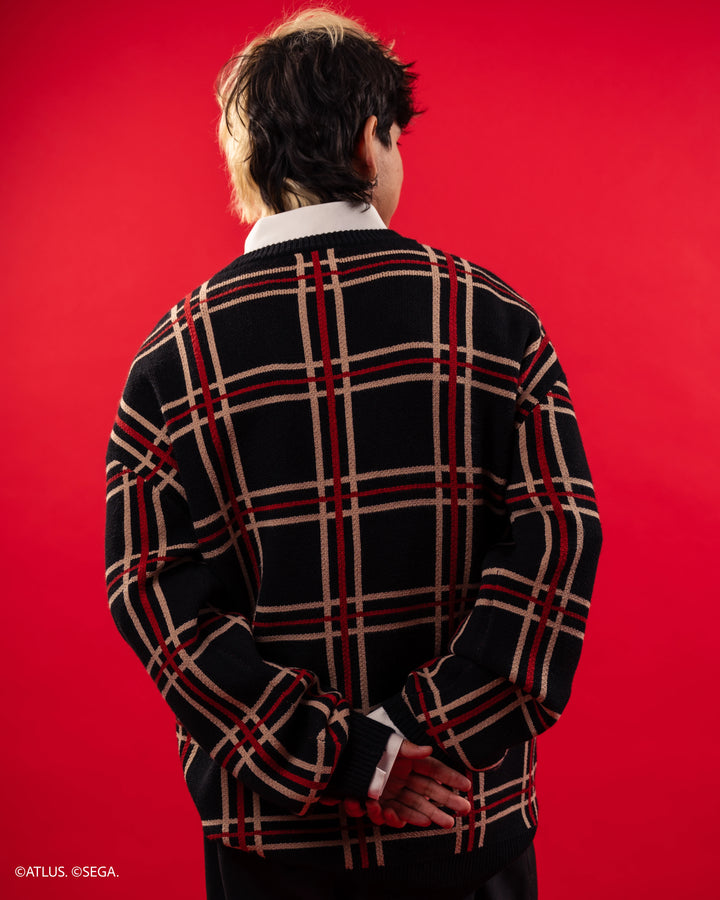 Shujin Academy Plaid Sweater