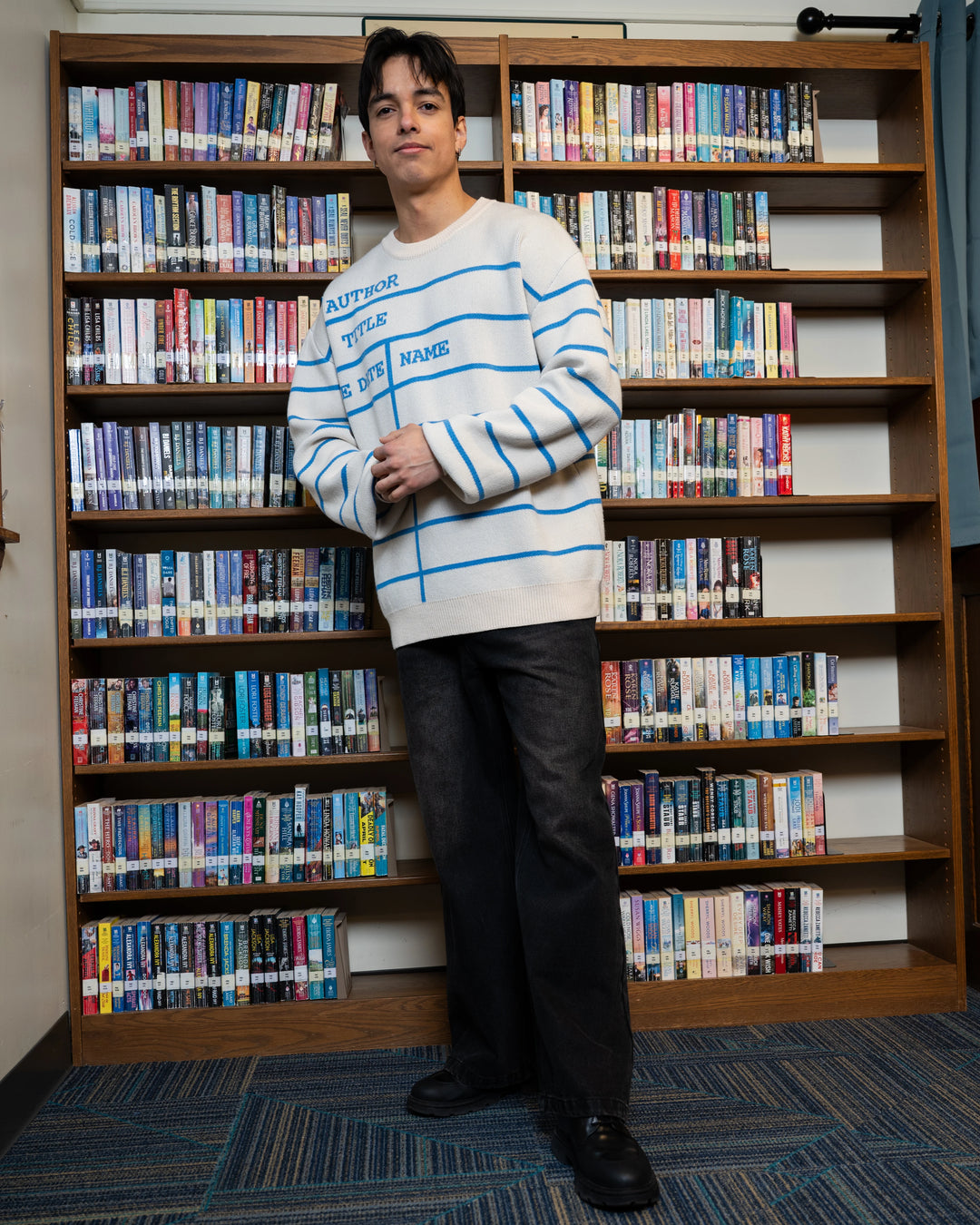 Library Card Sweater