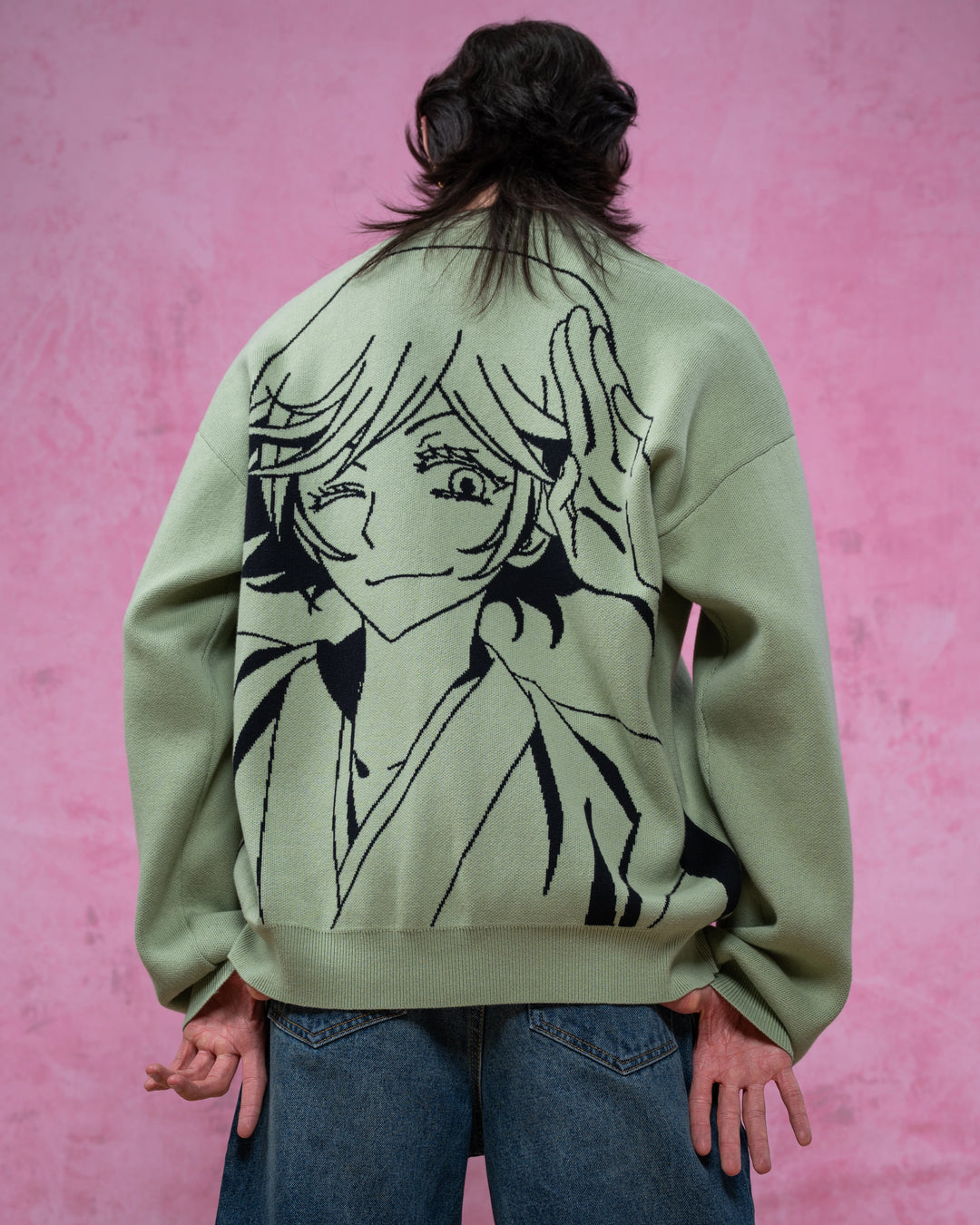 Divine White Snake Cardigan