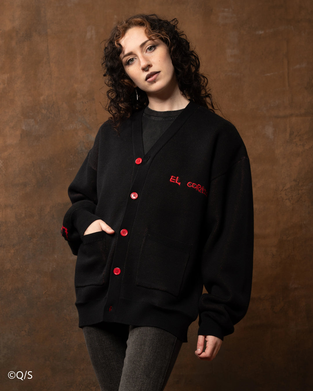 Shin Mask Cardigan
