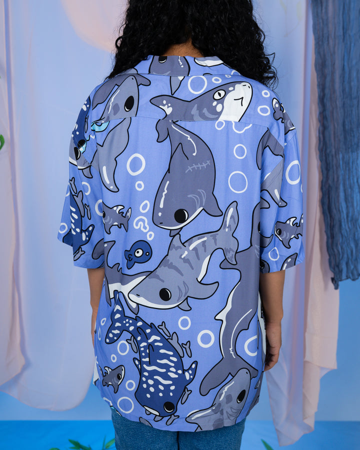 Shark Week Button Up