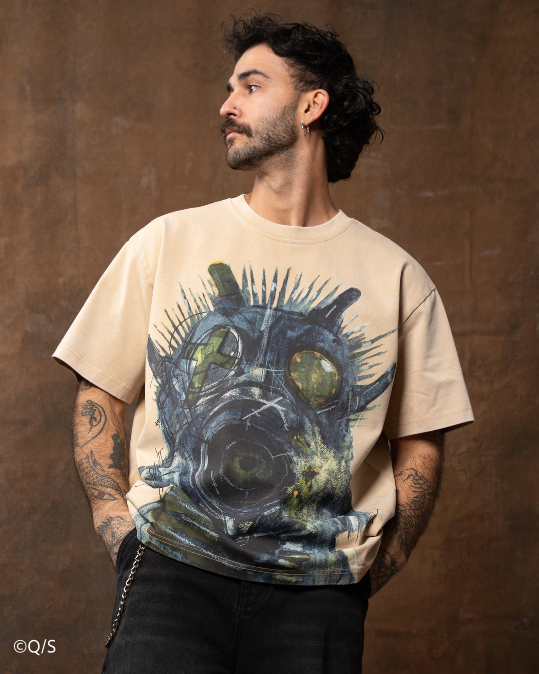 Caiman Front Print Tee