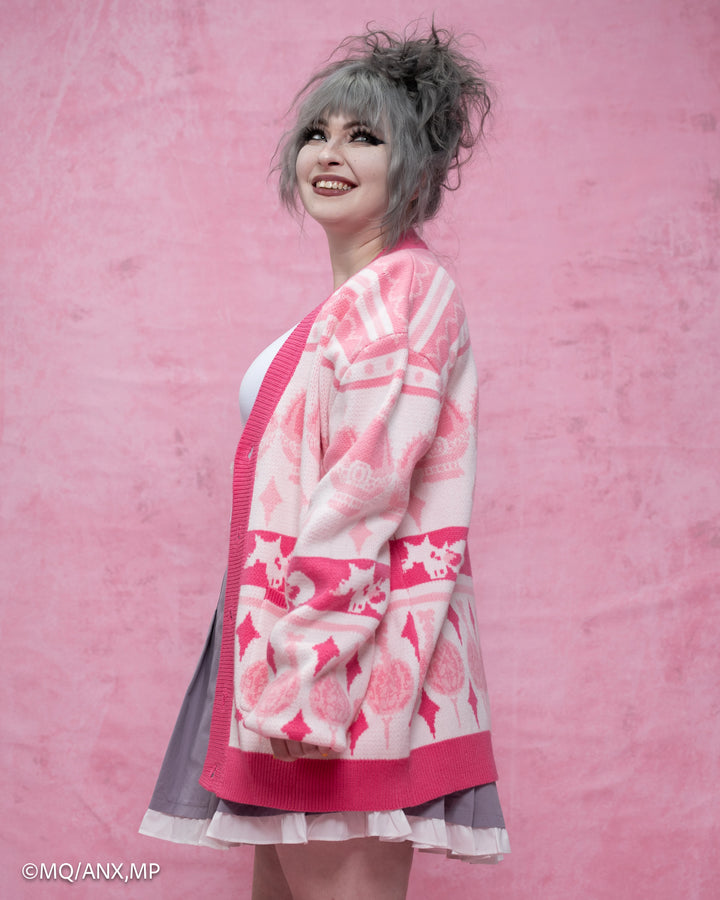 Madoka Magica Patterned Cardigan