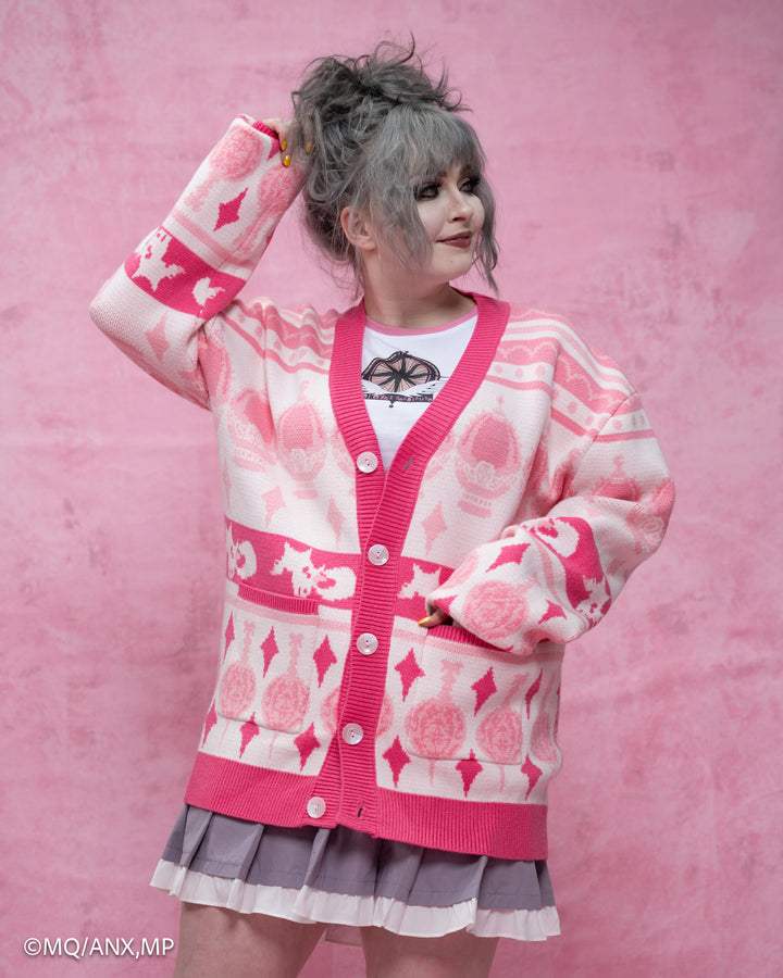 Madoka Magica Patterned Cardigan