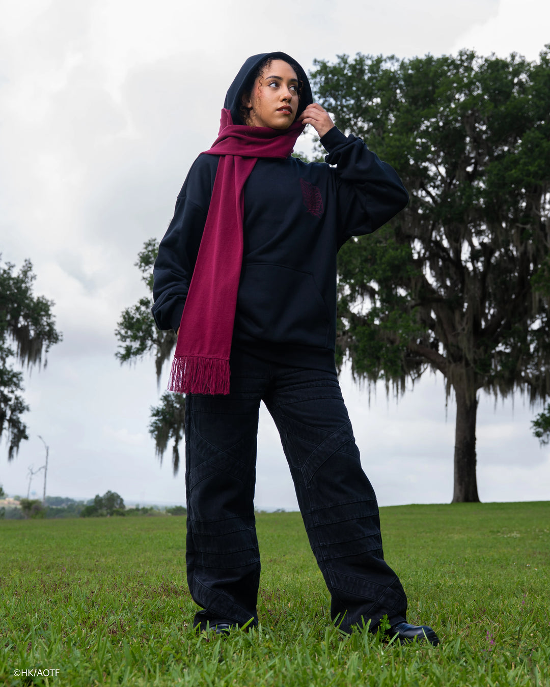 Mikasa Scarf Hoodie