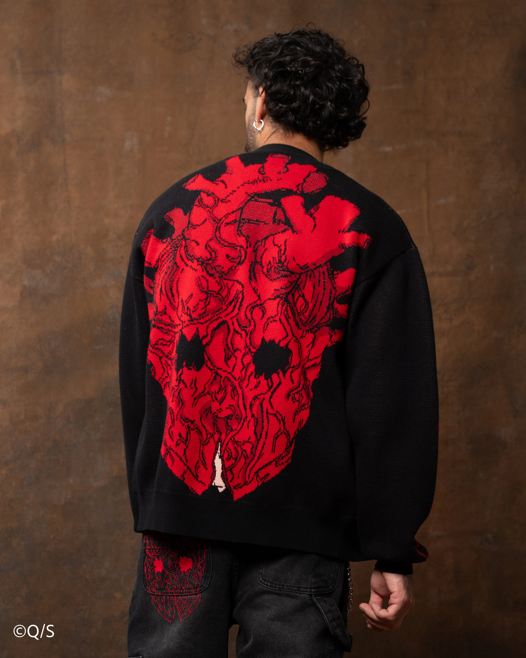 Shin Mask Cardigan