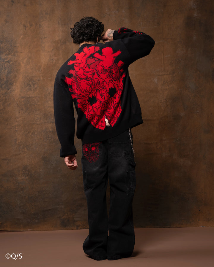 Shin Mask Cardigan