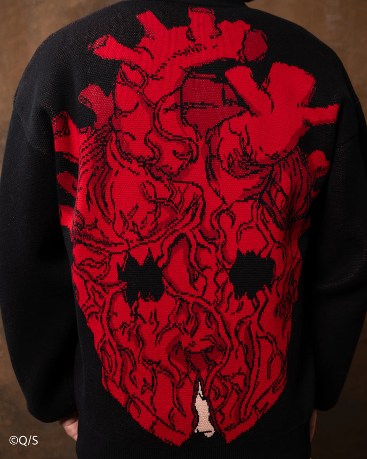 Shin Mask Cardigan