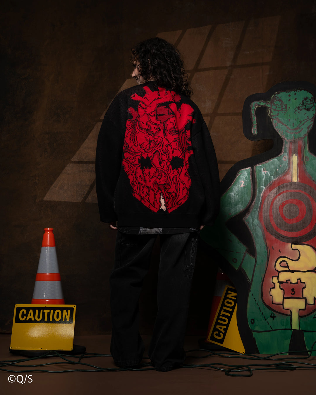 Shin Mask Cardigan