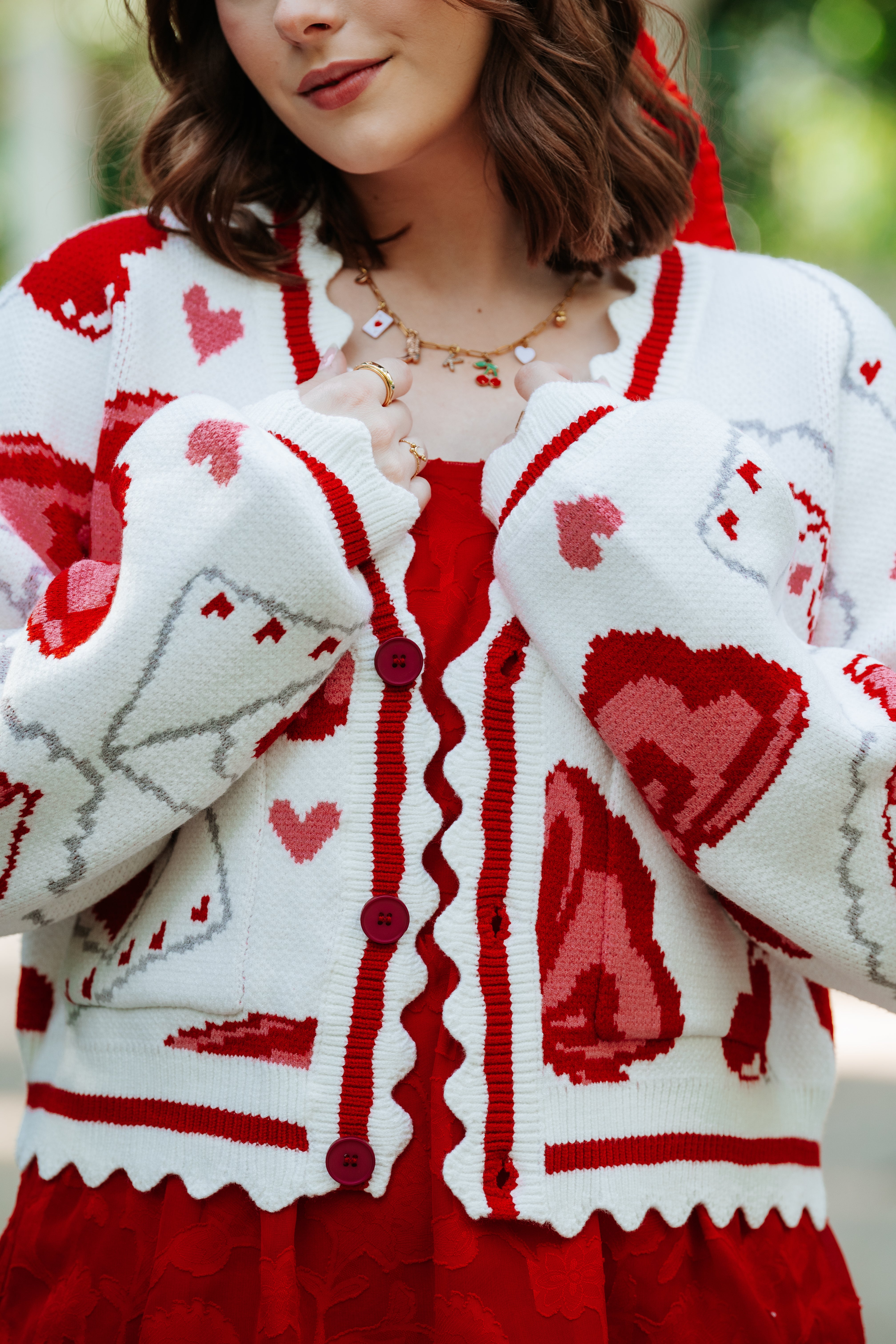 Cropped Valentine Cardigan – Steady Hands