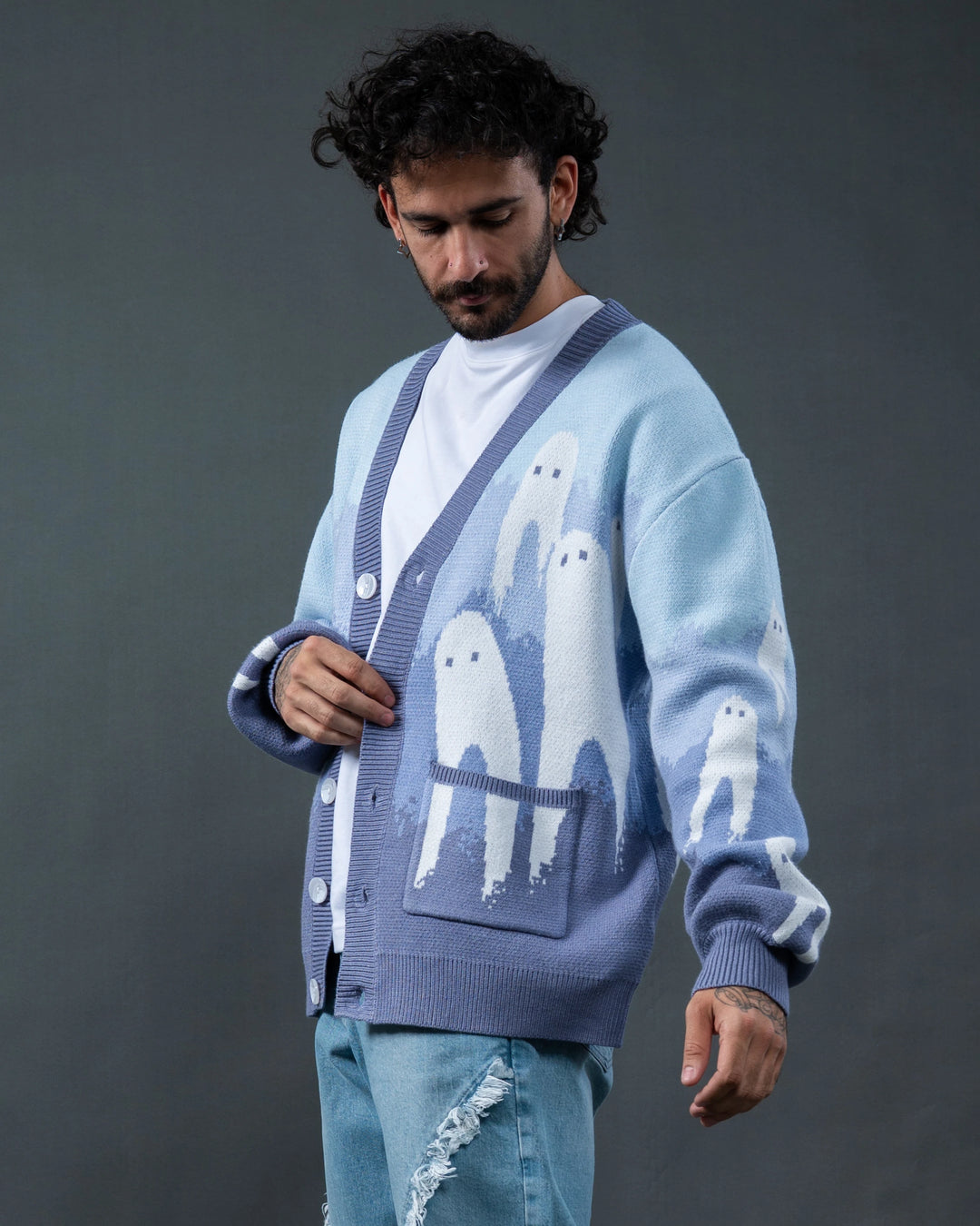 Nightcrawlers Cardigan – Steady Hands Nightcrawlers Cardigan – Steady Hands