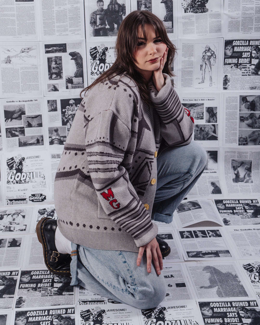 Mechagodzilla Cardigan