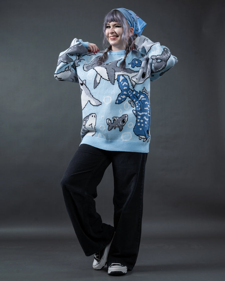 Shark Week Sweater
