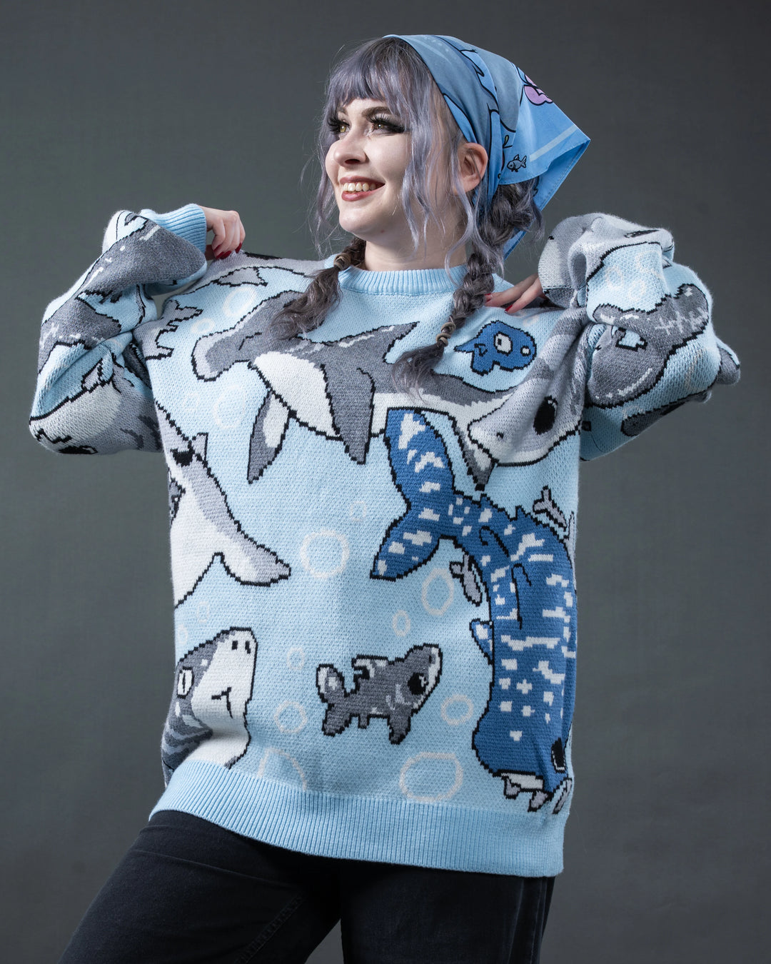Shark Week Sweater