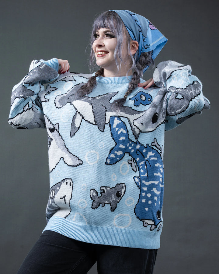 Shark Week Sweater