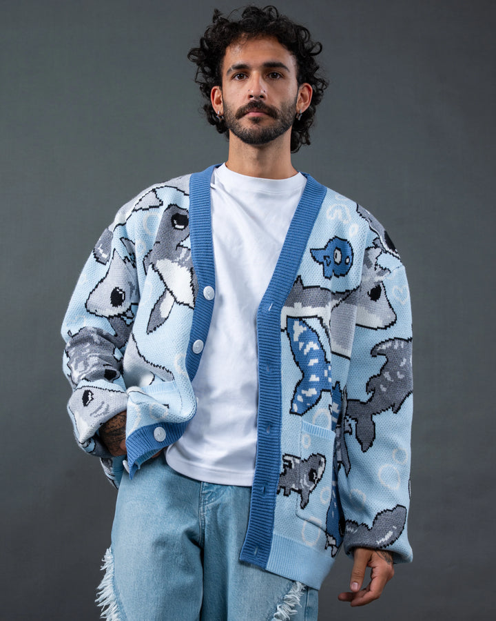 Shark Week Cardigan