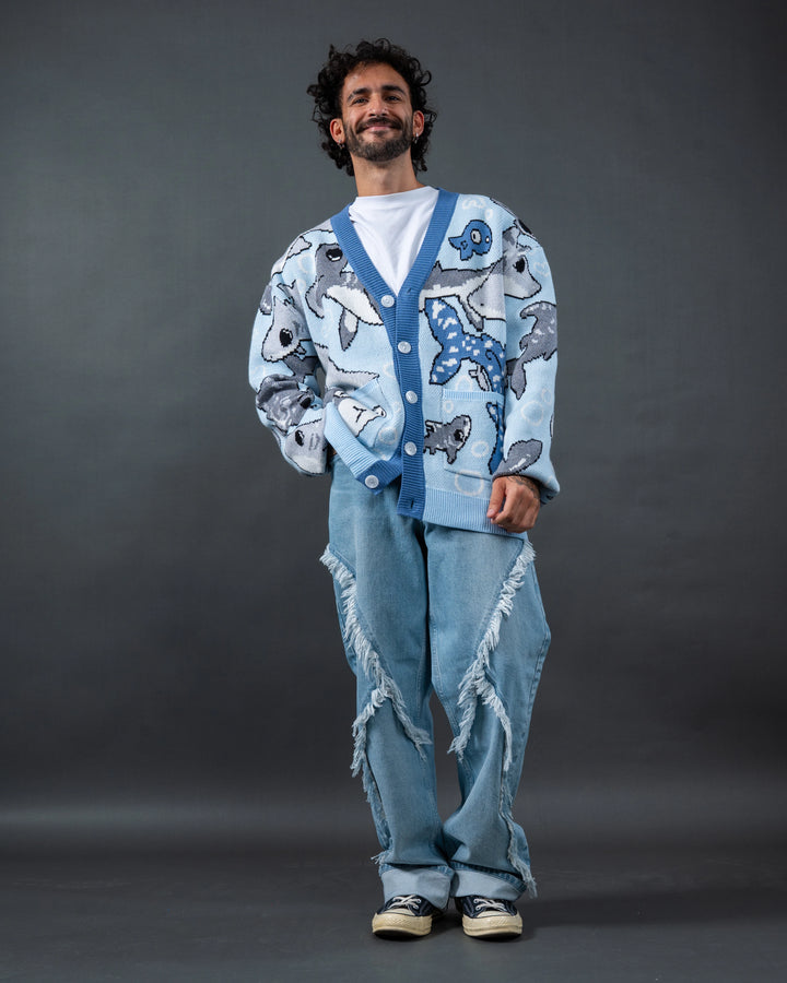 Shark Week Cardigan