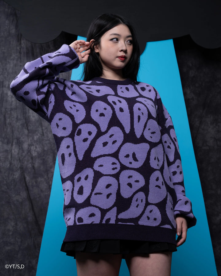 Ghost Patterned Sweater
