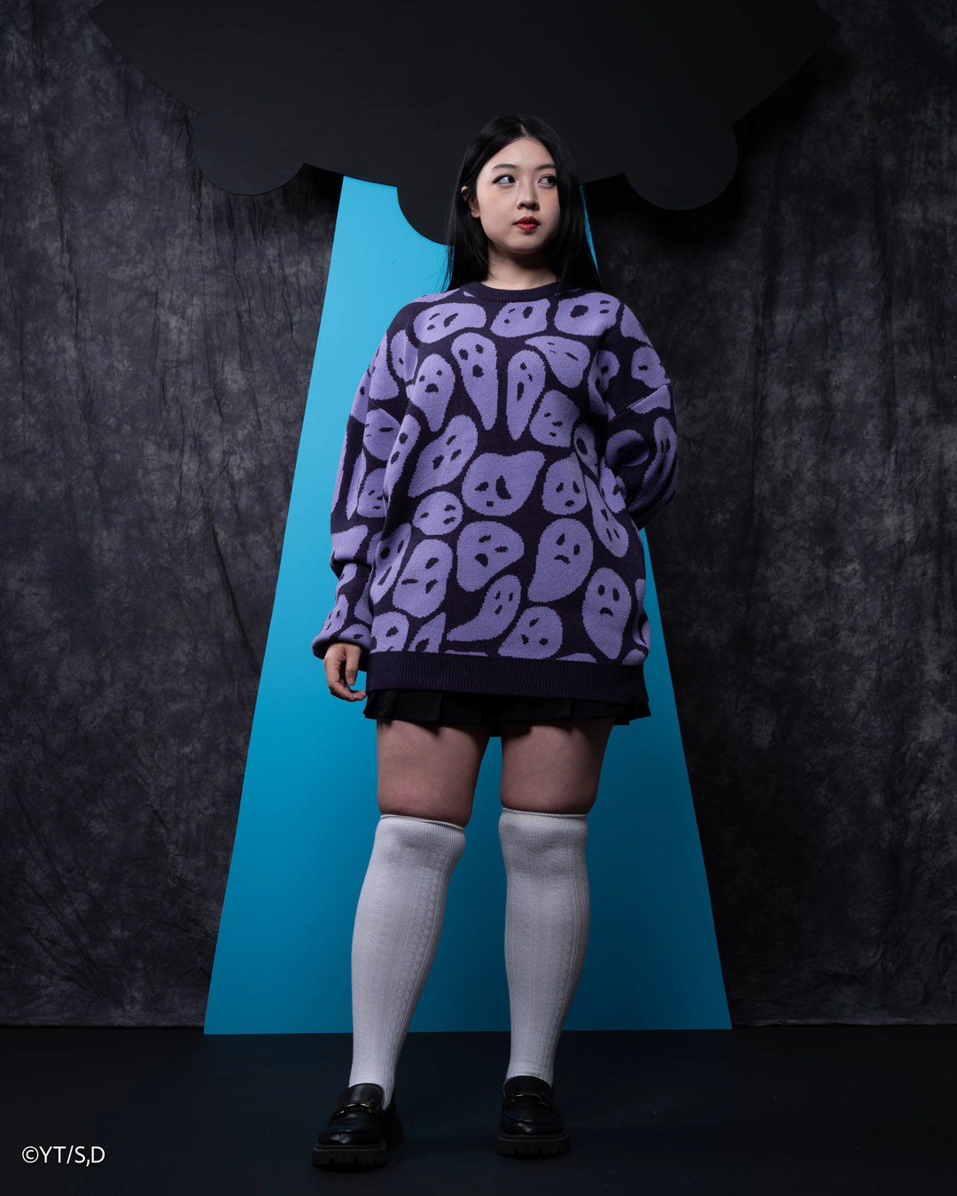 Ghost Patterned Sweater