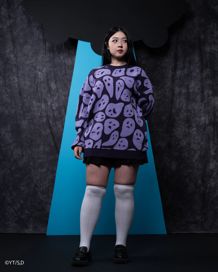 Ghost Patterned Sweater