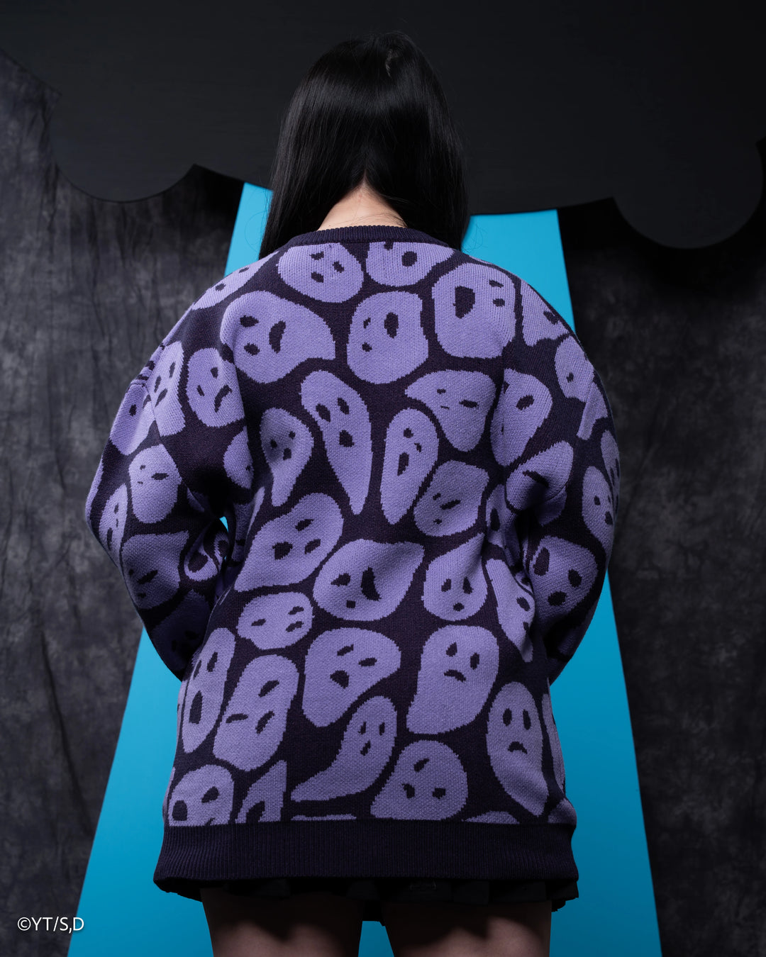 Ghost Patterned Sweater