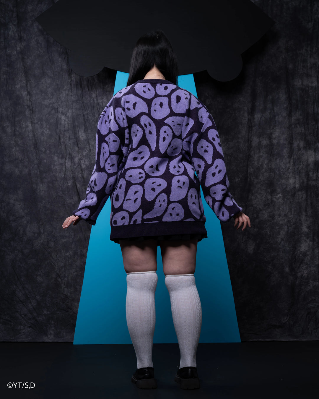 Ghost Patterned Sweater
