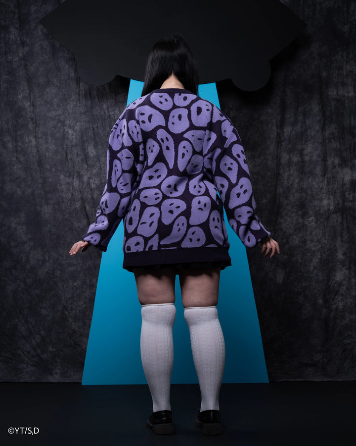 Ghost Patterned Sweater