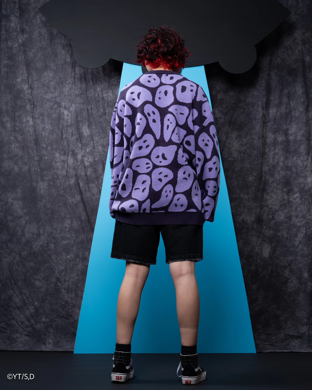 Ghost Patterned Sweater