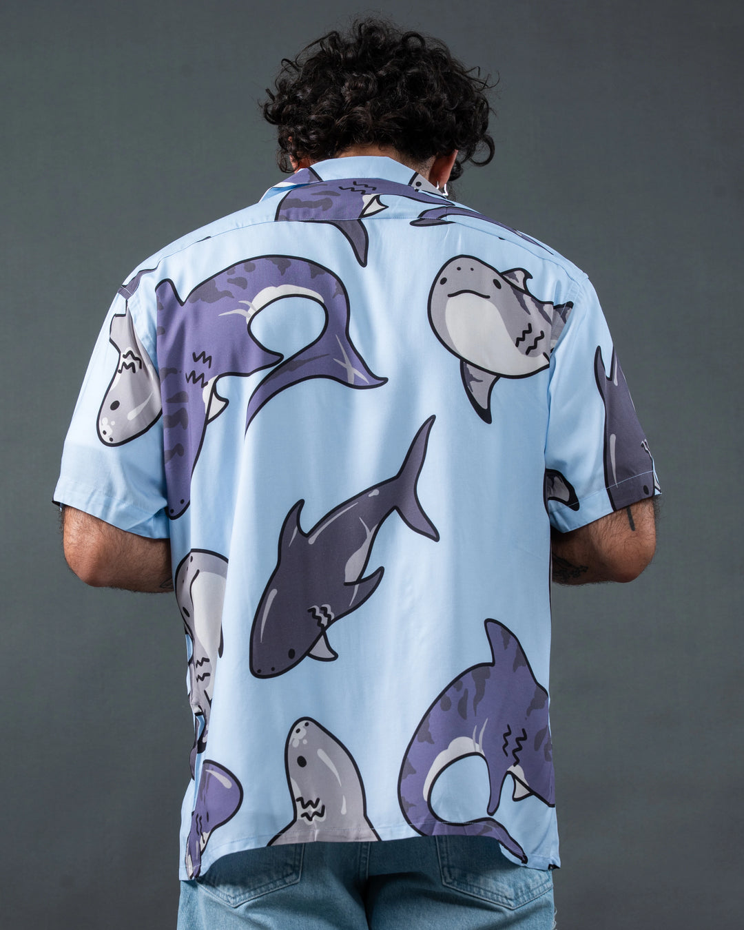 Shark Week Button Up