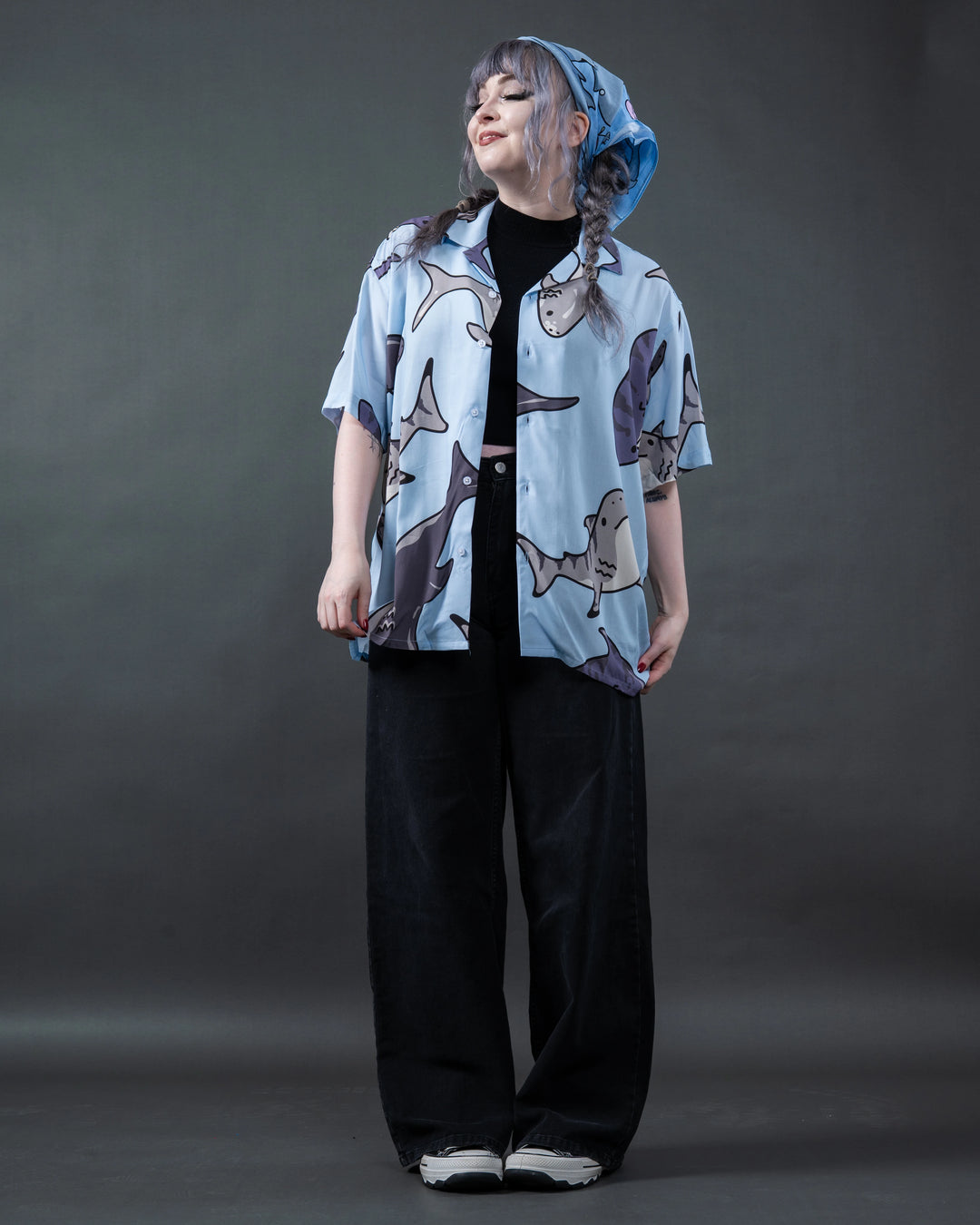 Shark Week Button Up