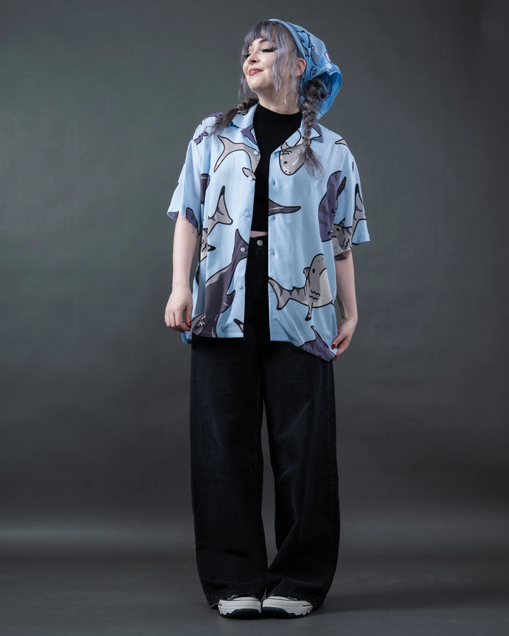 Shark Week Button Up
