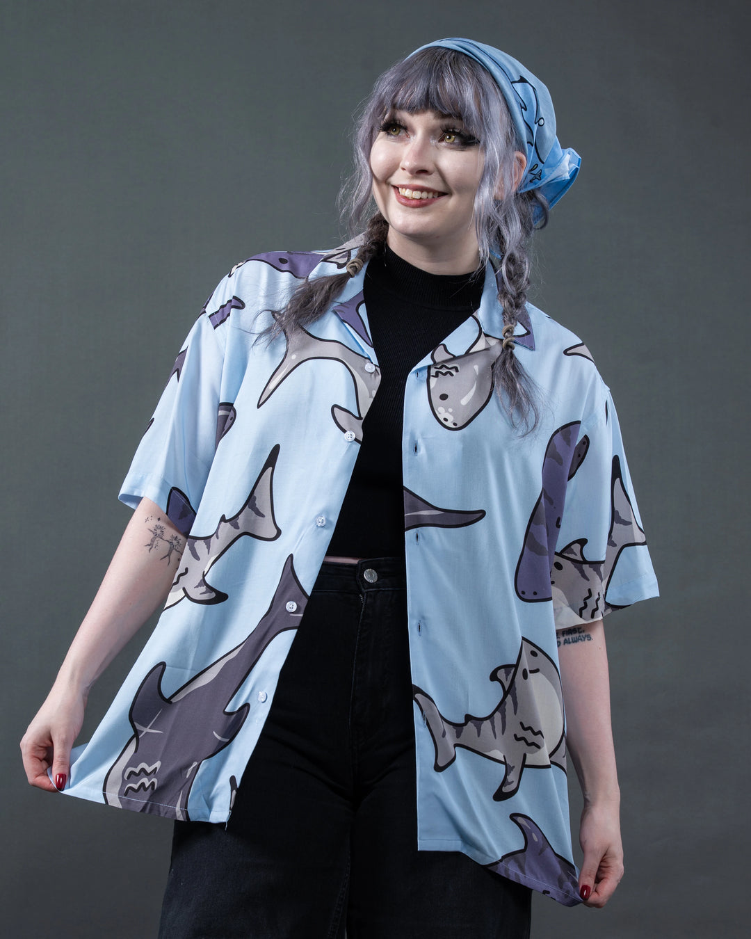 Shark Week Button Up