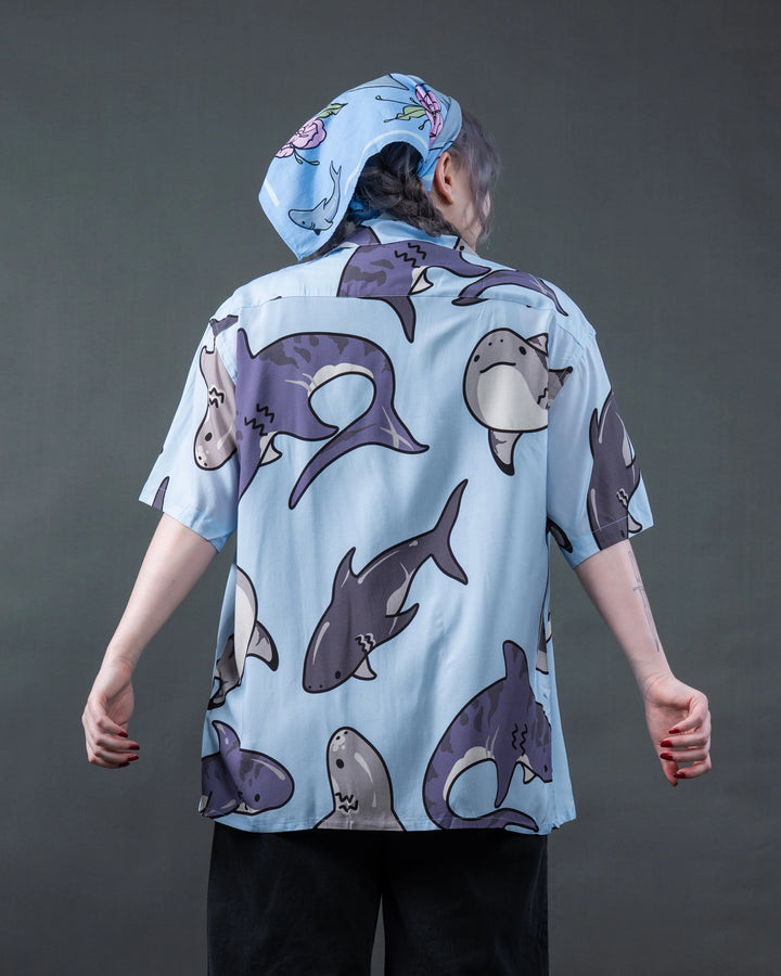 Shark Week Button Up