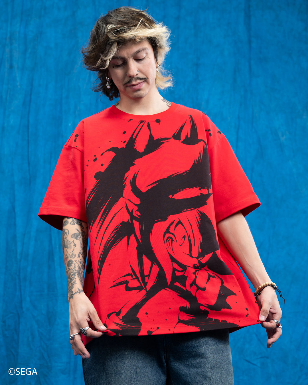 Knuckles Front Print Tee