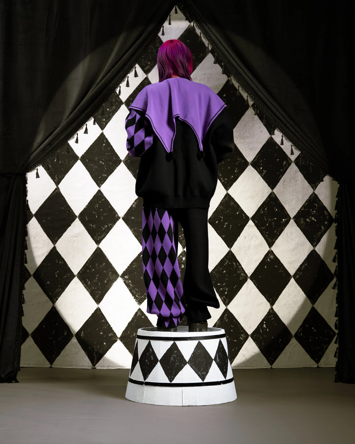 Amethyst Harlequin Cardigan