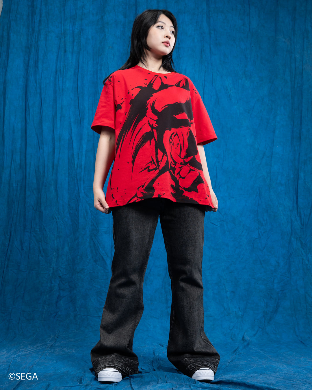 Knuckles Front Print Tee