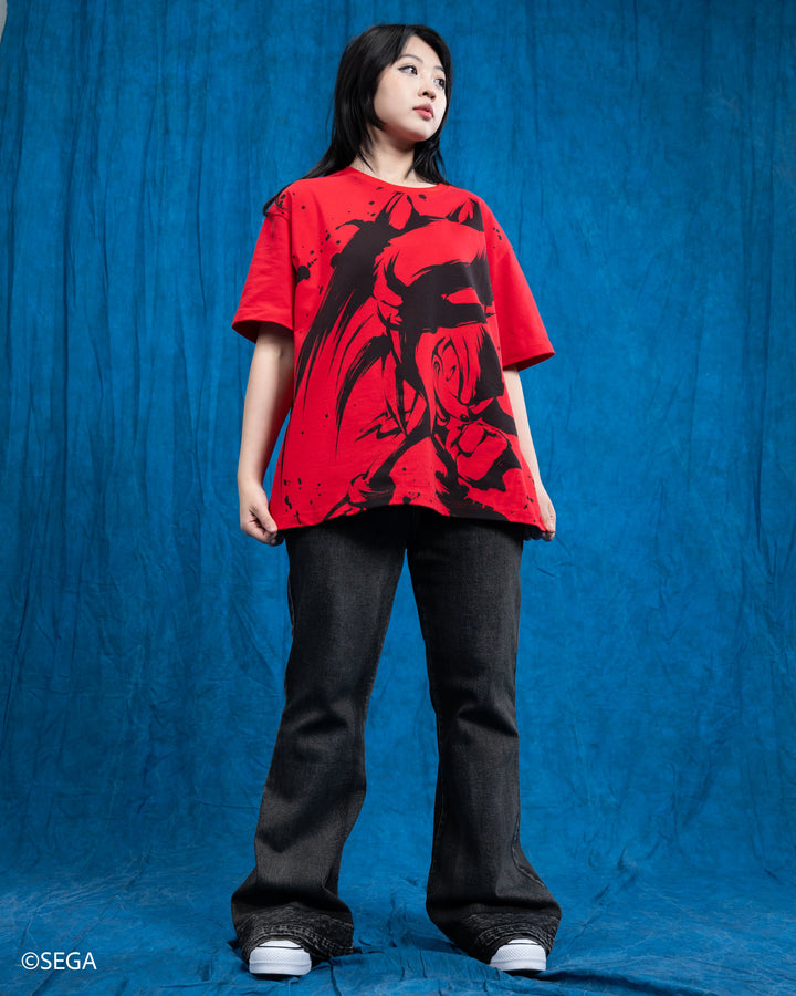 Knuckles Front Print Tee