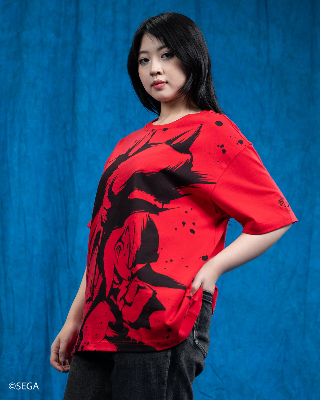 Knuckles Front Print Tee