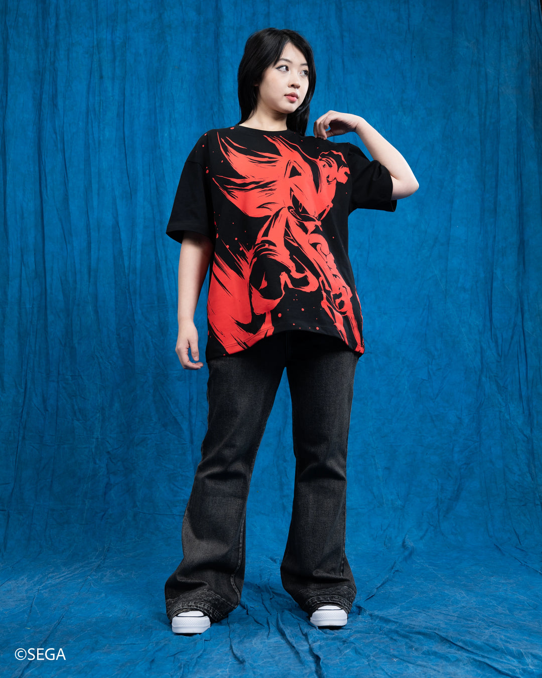 Shadow Front Print Tee