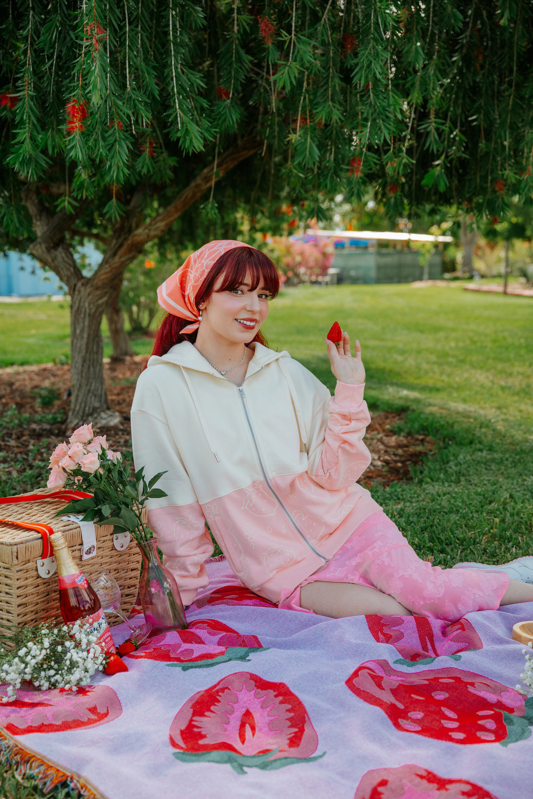 Strawberry Picking Hoodie