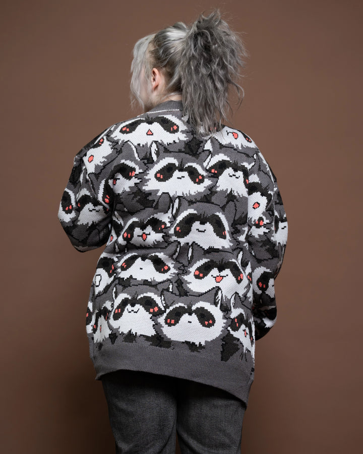 Nice Racc-oon Cardigan