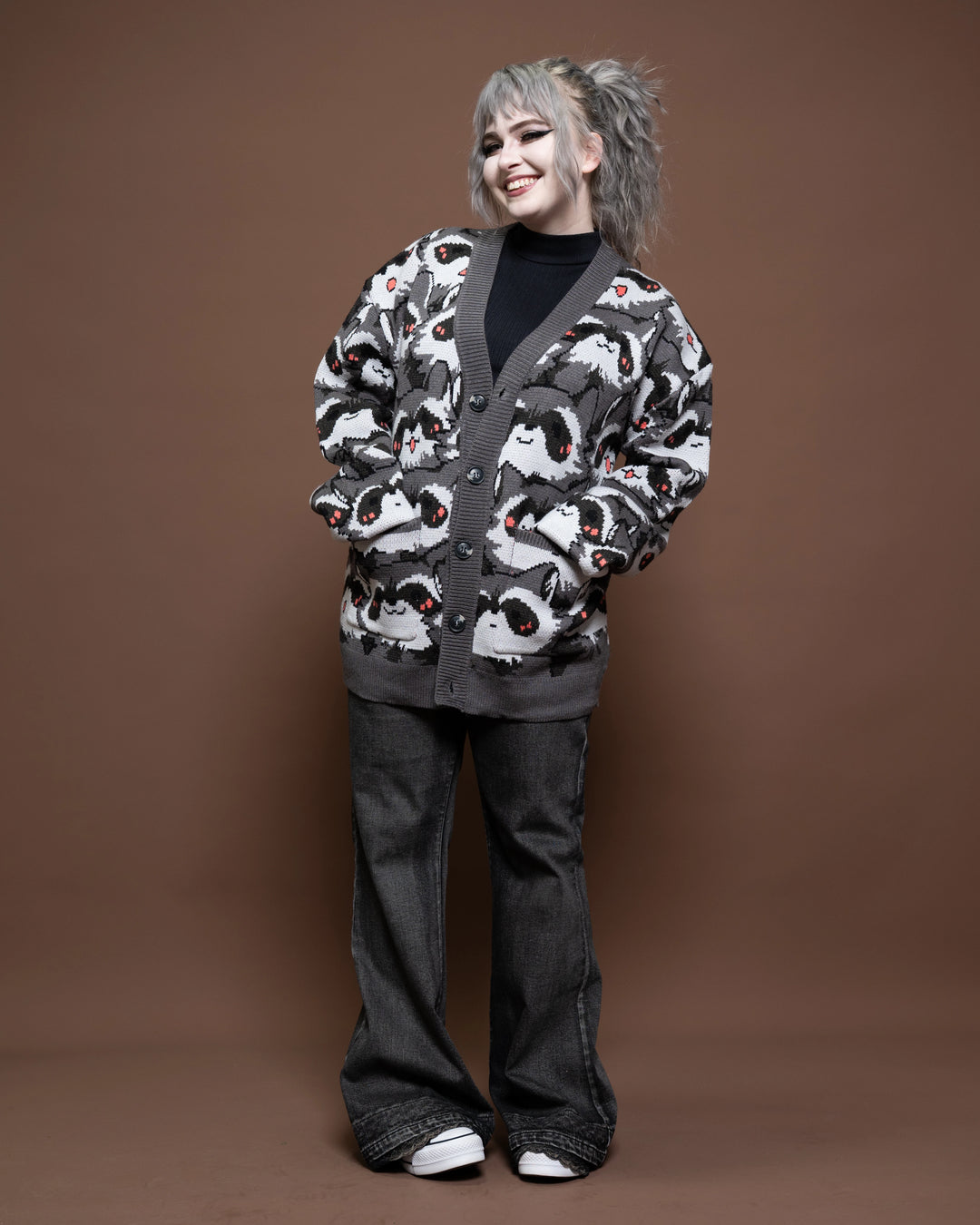 Nice Racc-oon Cardigan